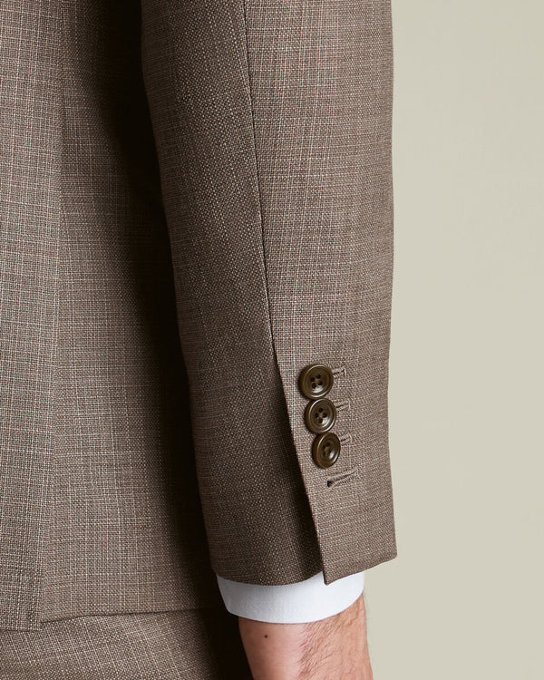 Italian Luxury Suit Jacket – Taupe