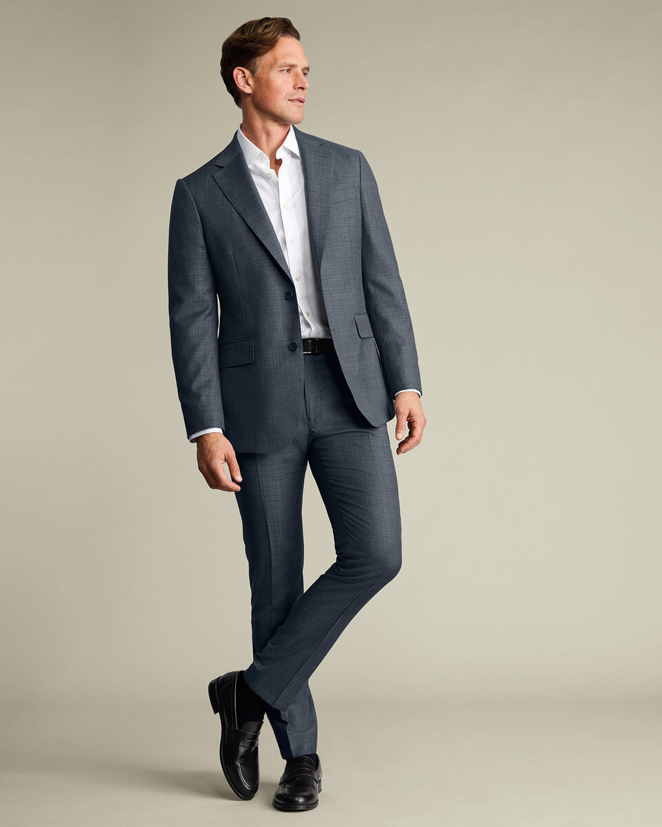 Italian Luxury Suit Pants – Graphite Gray