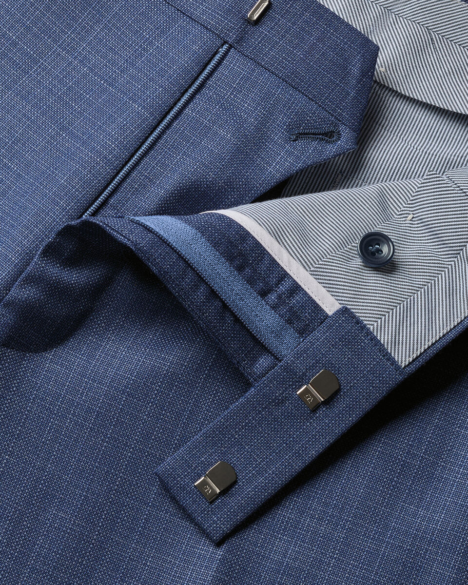 Italian Luxury Suit Pants – Ink Blue