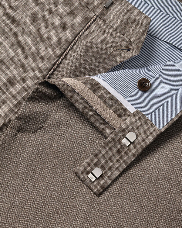 Italian Luxury Suit Pants – Taupe