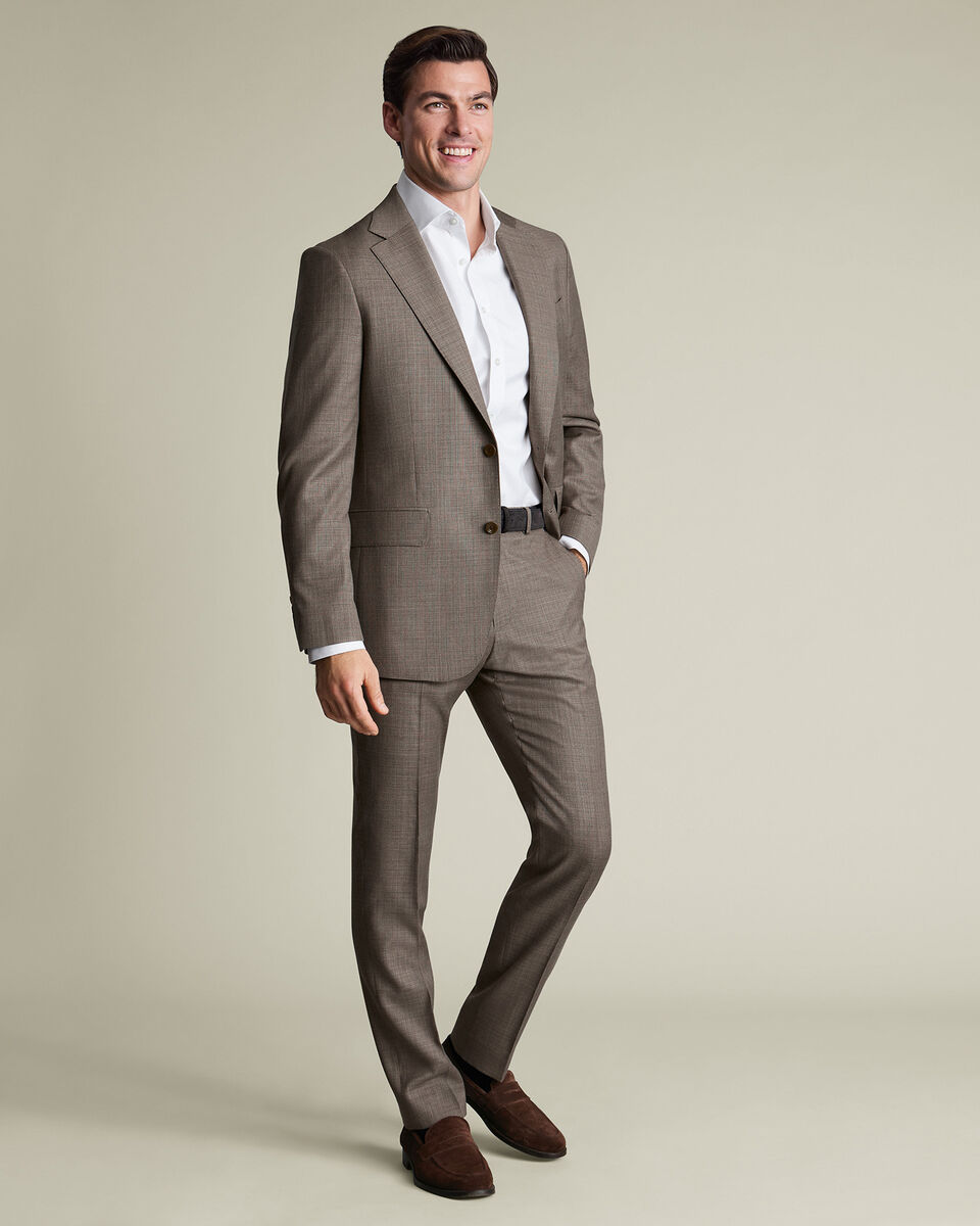 Italian Luxury Suit Pants – Taupe