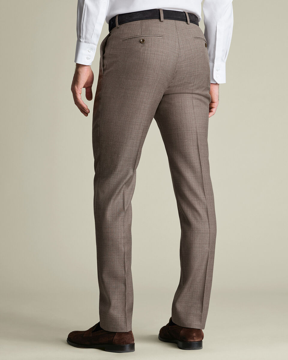 Italian Luxury Suit Pants – Taupe