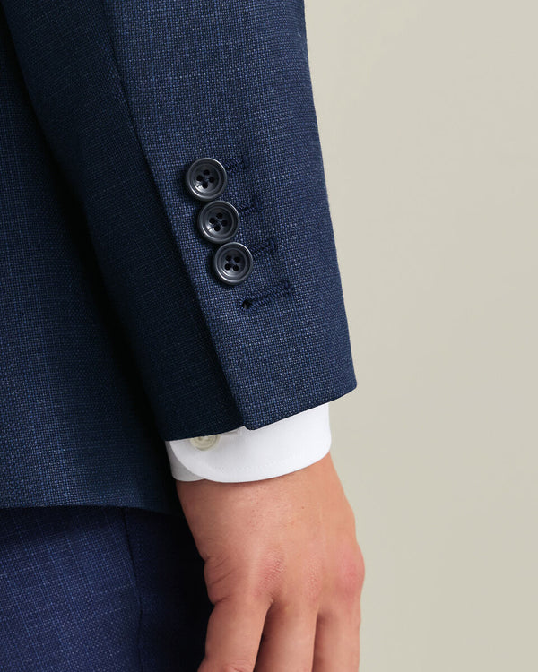 Italian Luxury Suit Jacket - Indigo