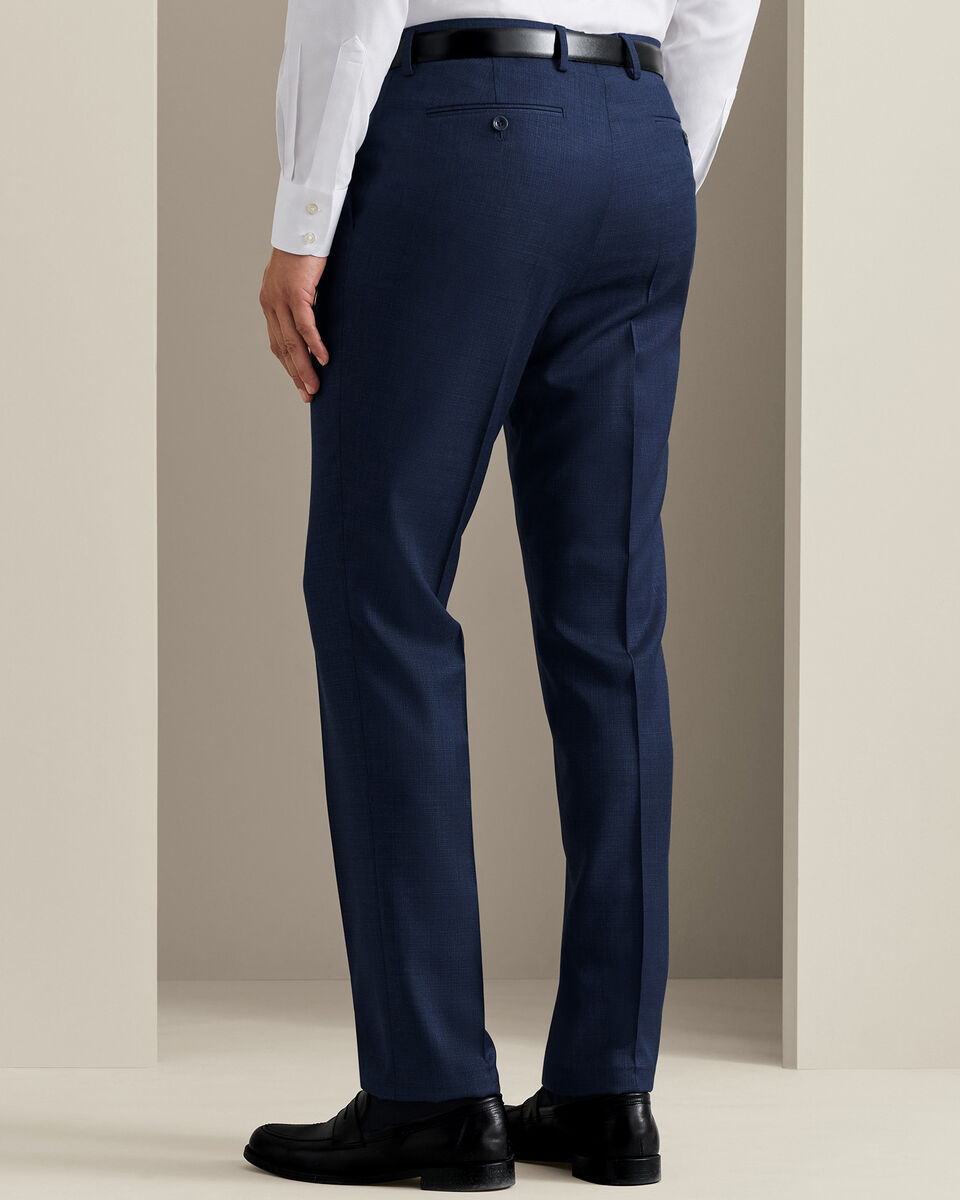 Italian Luxury Suit Pants - Indigo