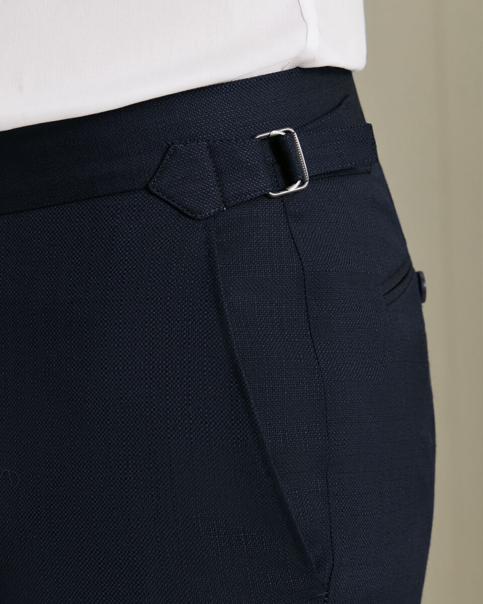 Italian Luxury Suit Pants - Dark Navy