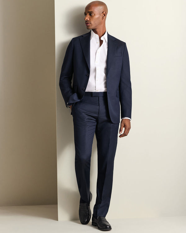Italian Luxury Suit Pants - Dark Navy