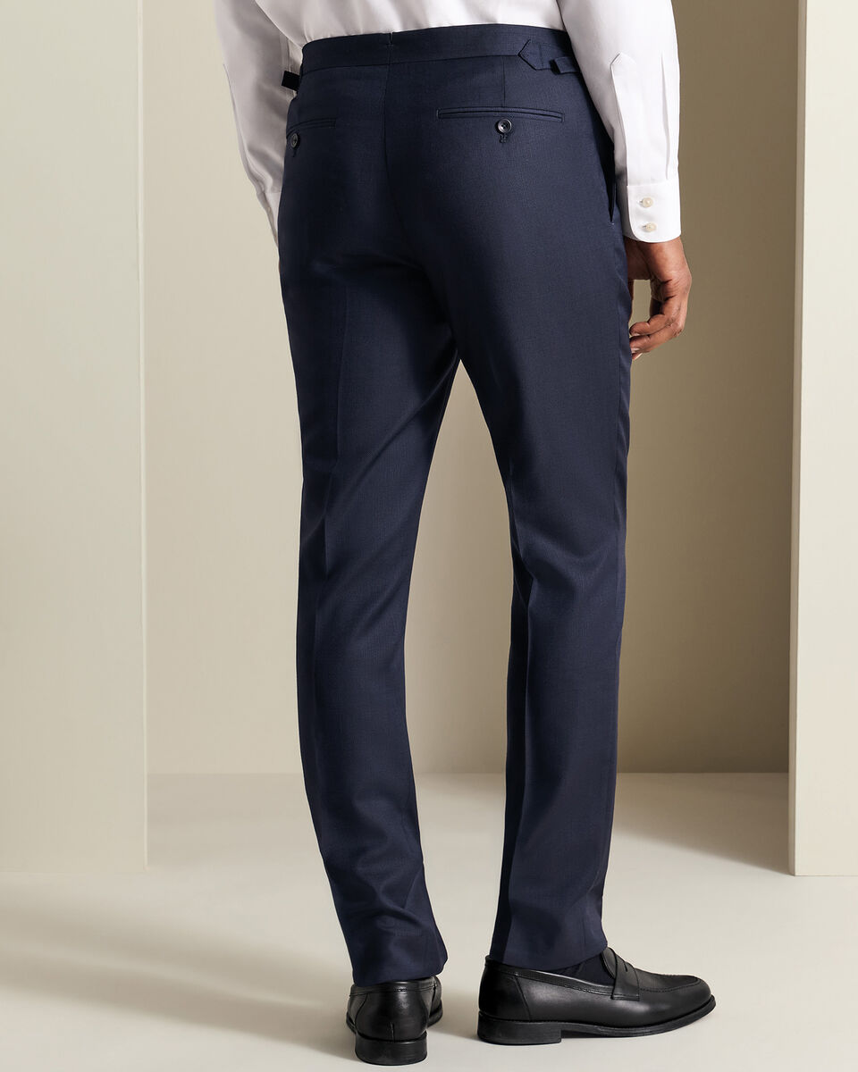 Italian Luxury Suit Pants - Dark Navy