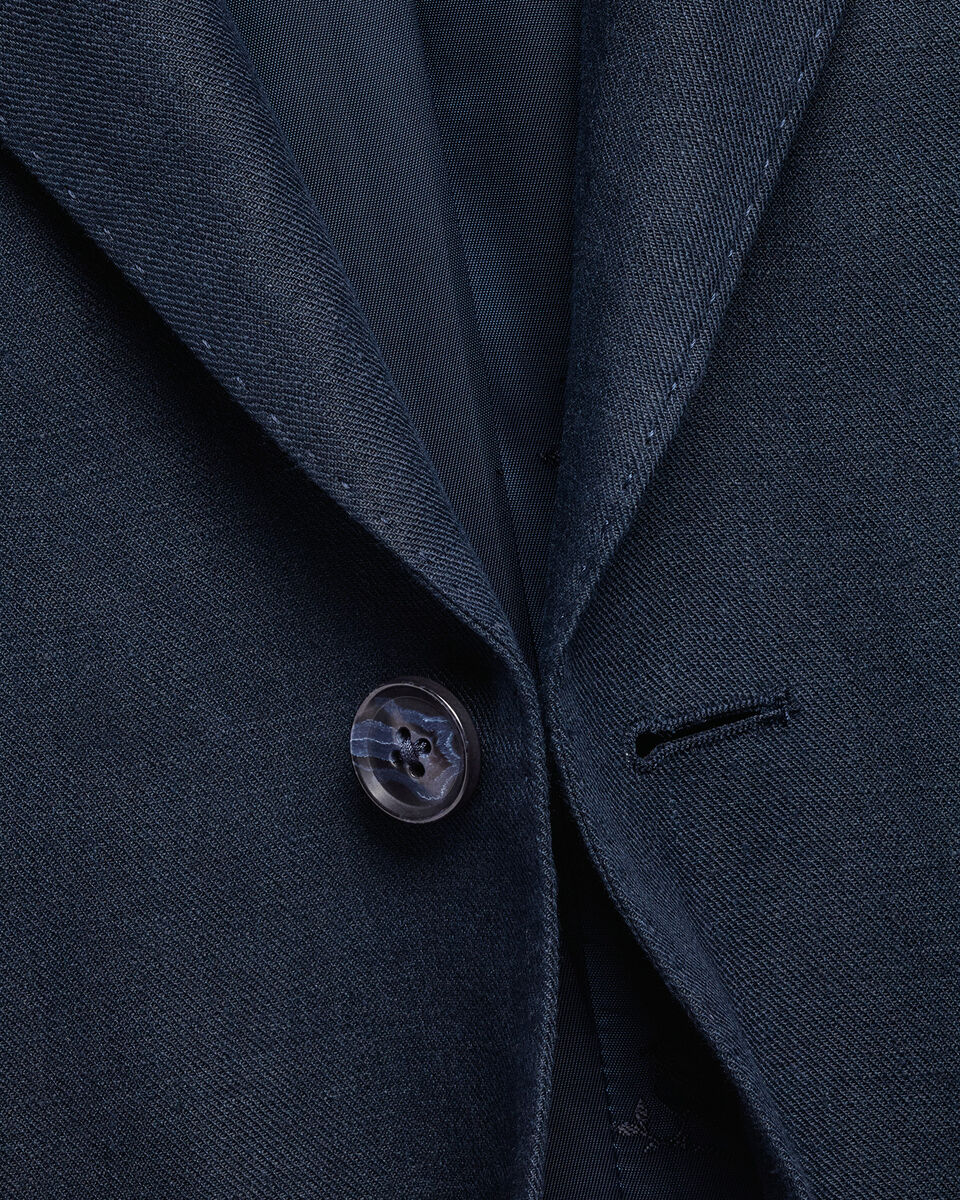 Pure Linen Jacket – Navy