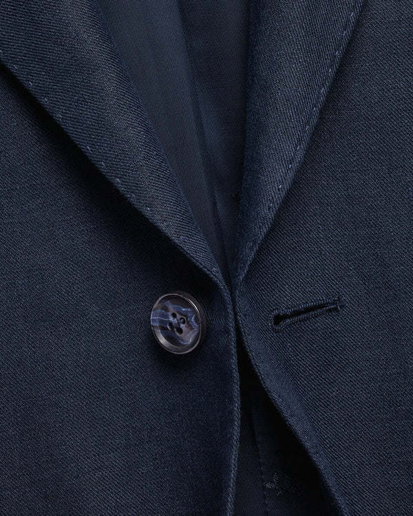 Pure Linen Jacket – Navy