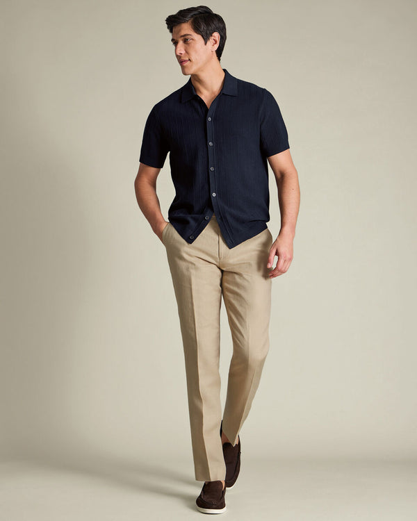 Pure Linen Pants – Taupe