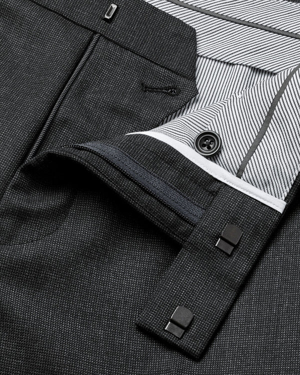 Ultimate Performance End-on-End Suit Pants - Charcoal Gray