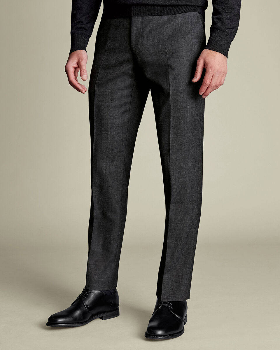 Ultimate Performance End-on-End Suit Pants - Charcoal Gray Main image