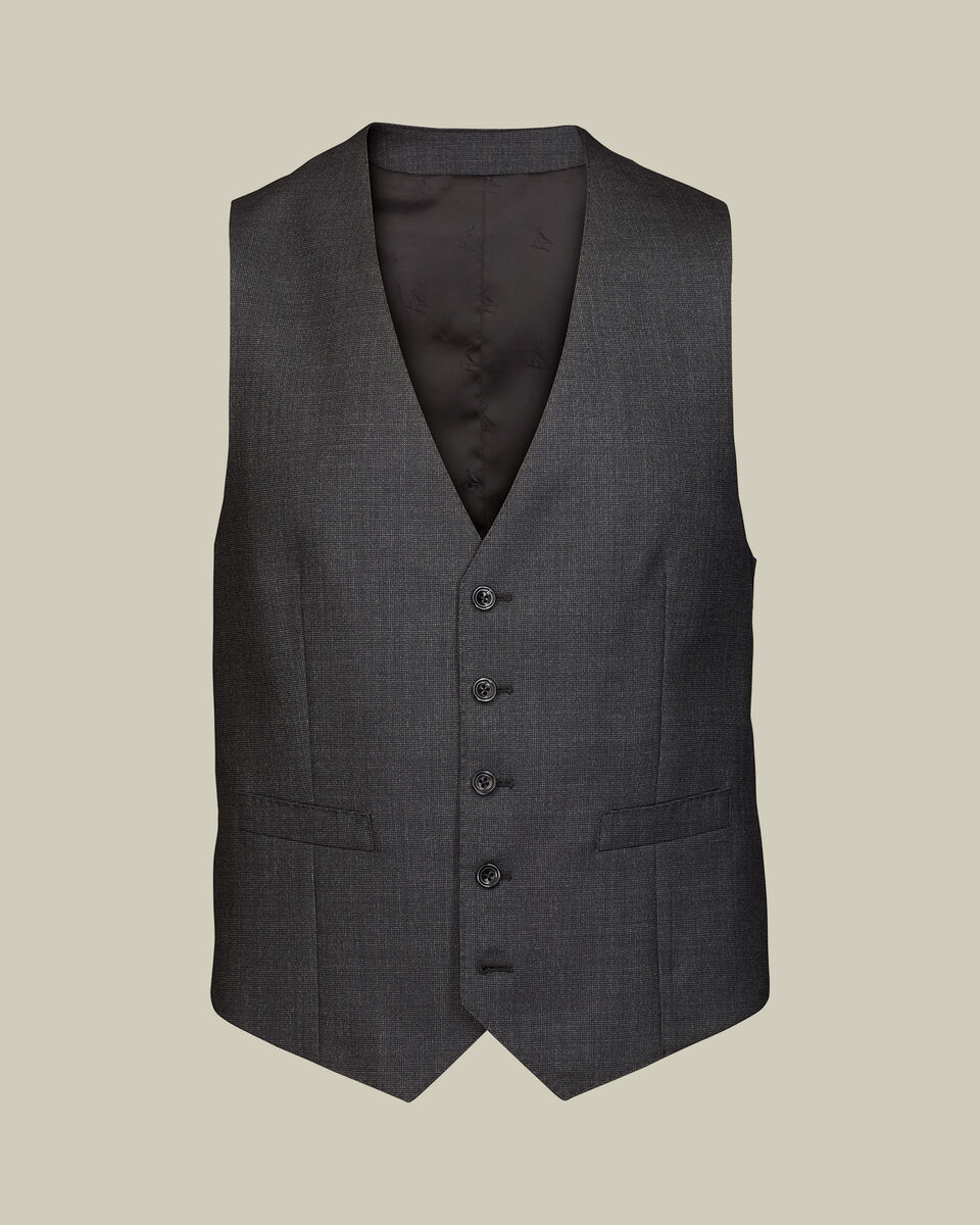 End-on-End Ultimate Performance Suit Vest - Charcoal Gray Main image