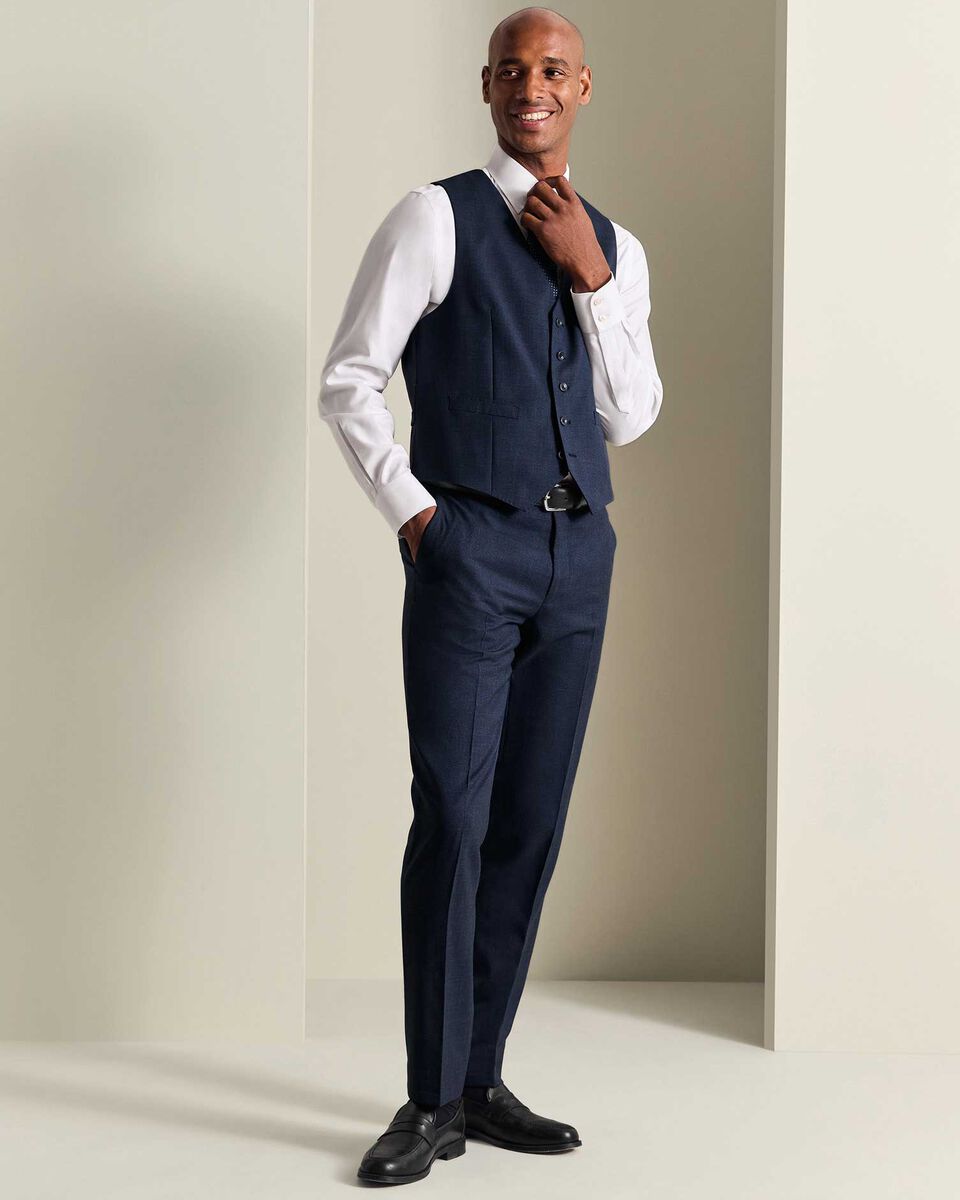 End-on-End Ultimate Performance Suit Vest - Navy