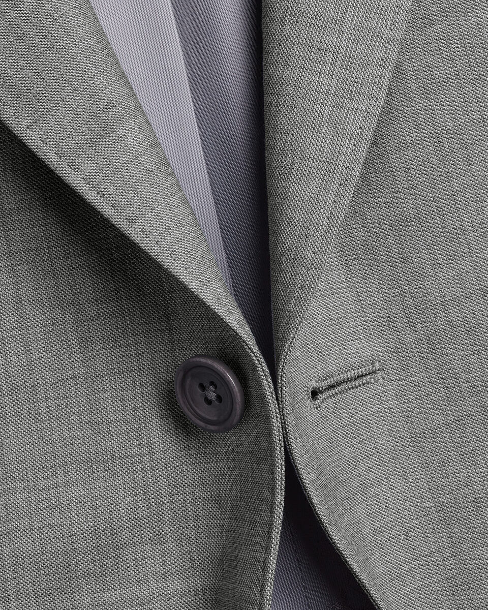 Ultimate Performance Sharkskin Suit Jacket - Gray