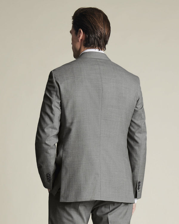 Ultimate Performance Sharkskin Suit Jacket - Gray