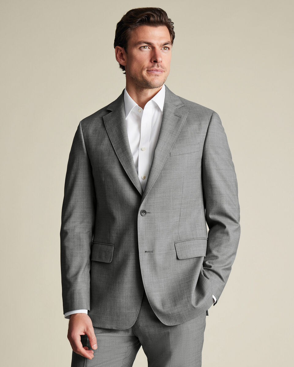 Ultimate Performance Sharkskin Suit Jacket - Gray Main image