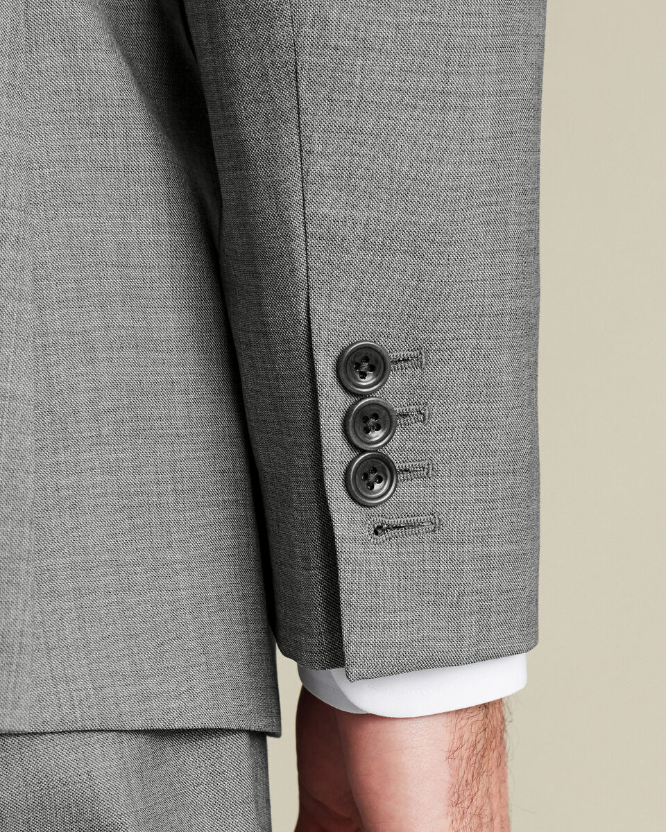 Ultimate Performance Sharkskin Suit Jacket - Gray