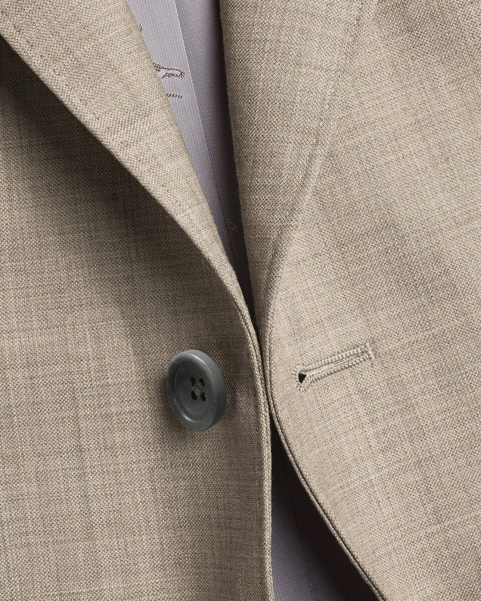 Ultimate Performance Sharkskin Suit Jacket - Limestone