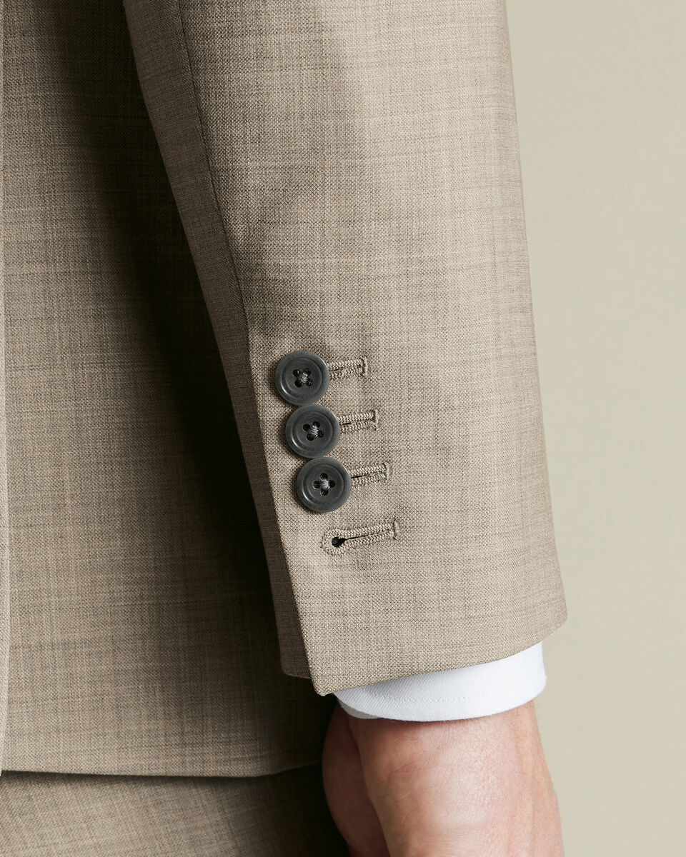 Ultimate Performance Sharkskin Suit Jacket - Limestone