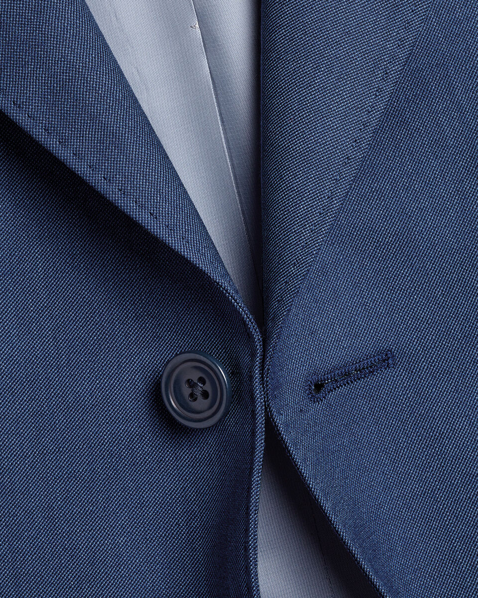 Ultimate Performance Sharkskin Suit Jacket - Ink Blue