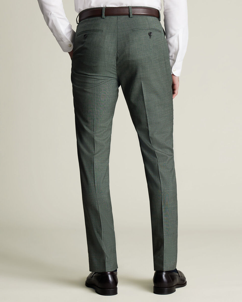 Ultimate Performance Sharkskin Suit Pants - Forest Green