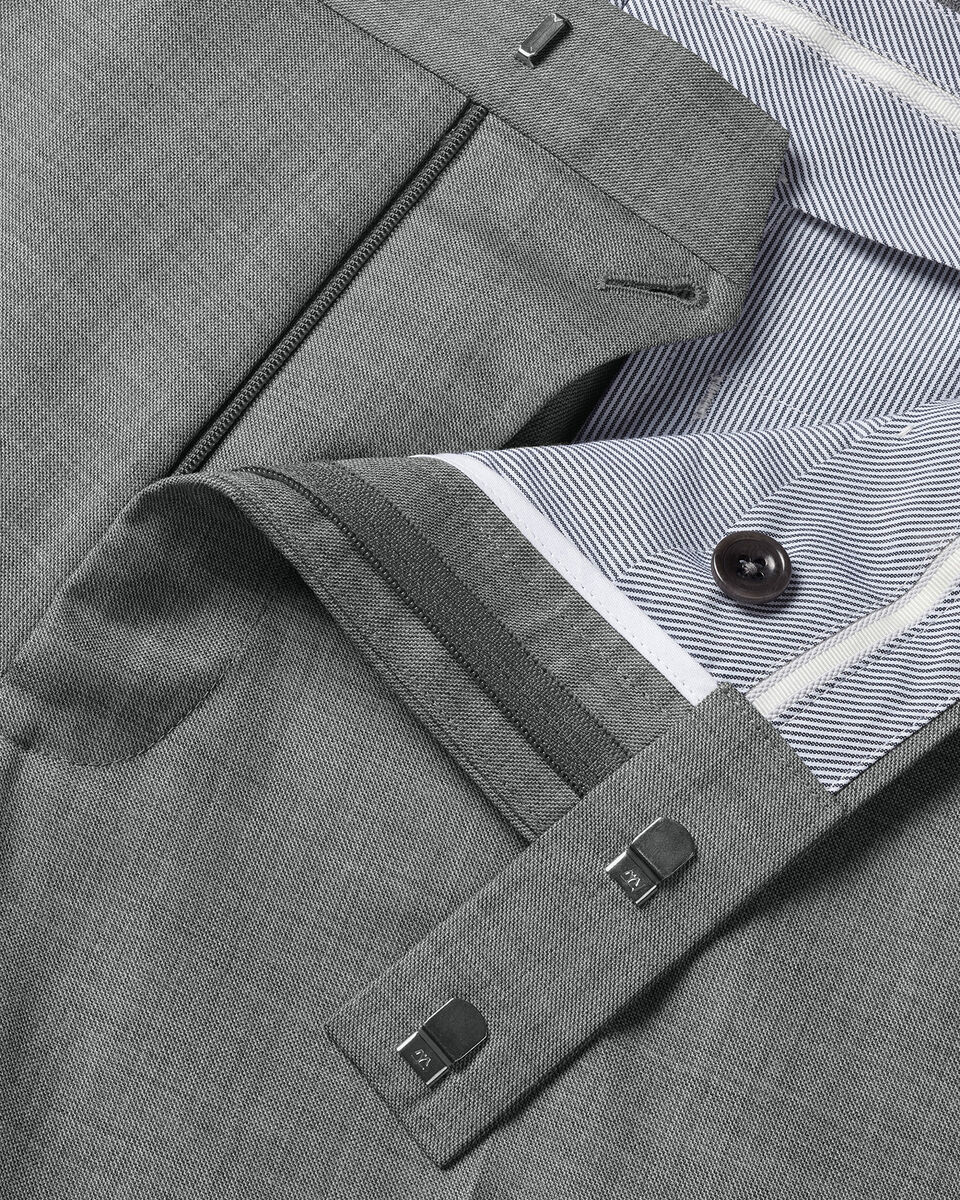 Ultimate Performance Sharkskin Suit Pants - Gray