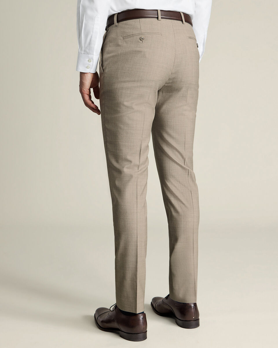 Ultimate Performance Sharkskin Suit Pants - Limestone Secondary image