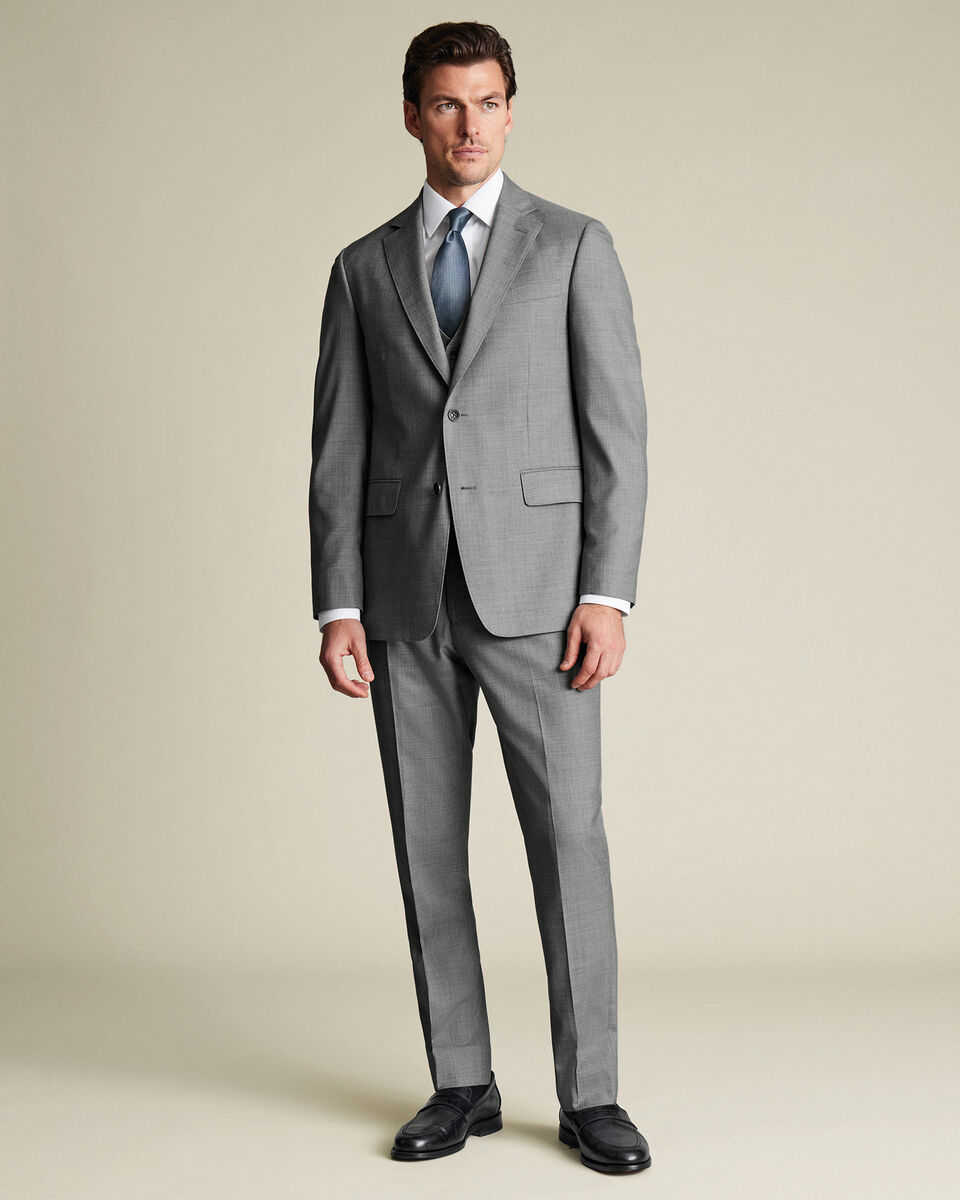Ultimate Performance Sharkskin Suit Vest - Gray