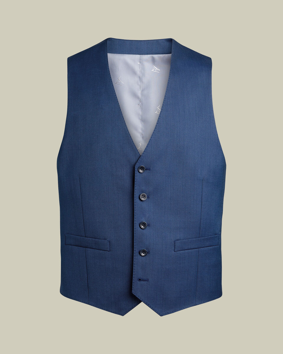 Ultimate Performance Sharkskin Suit Vest - Royal Blue Main image