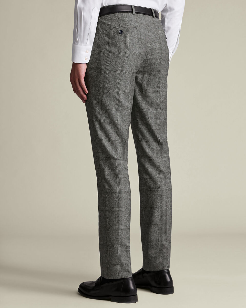 Ultimate Performance Check Suit Pants - Gray