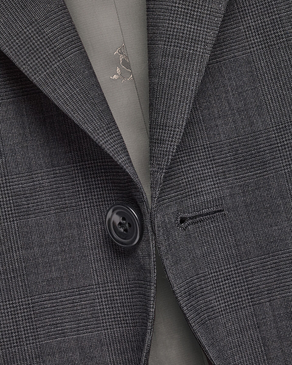 Ultimate Performance Prince of Wales Suit Jacket – Gray