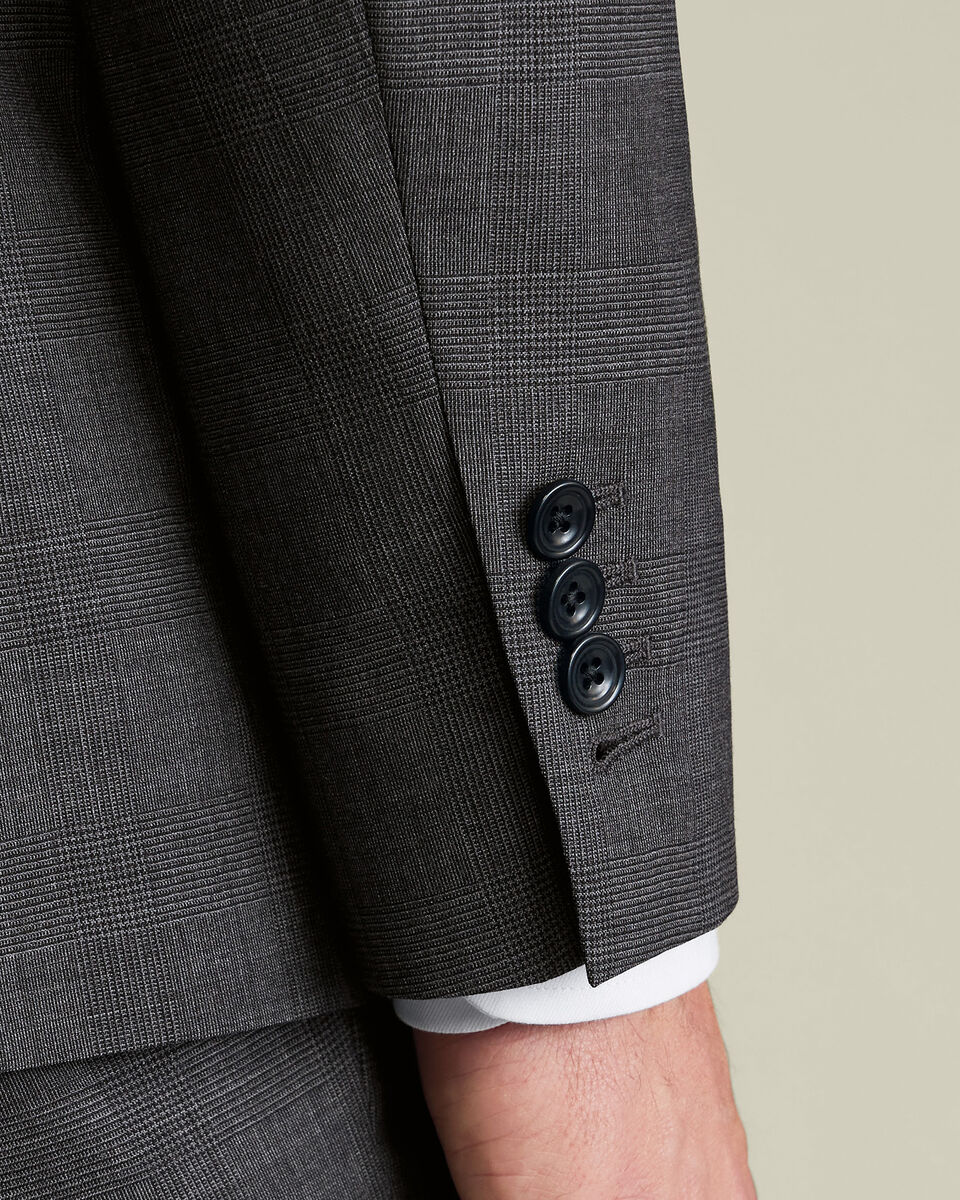 Ultimate Performance Prince of Wales Suit Jacket – Gray