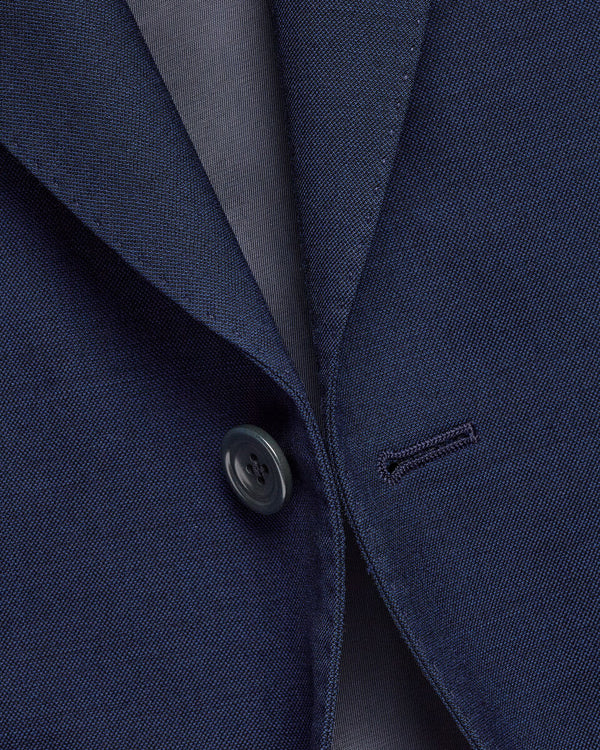 Ultimate Performance Sharkskin Suit Jacket – Indigo Blue