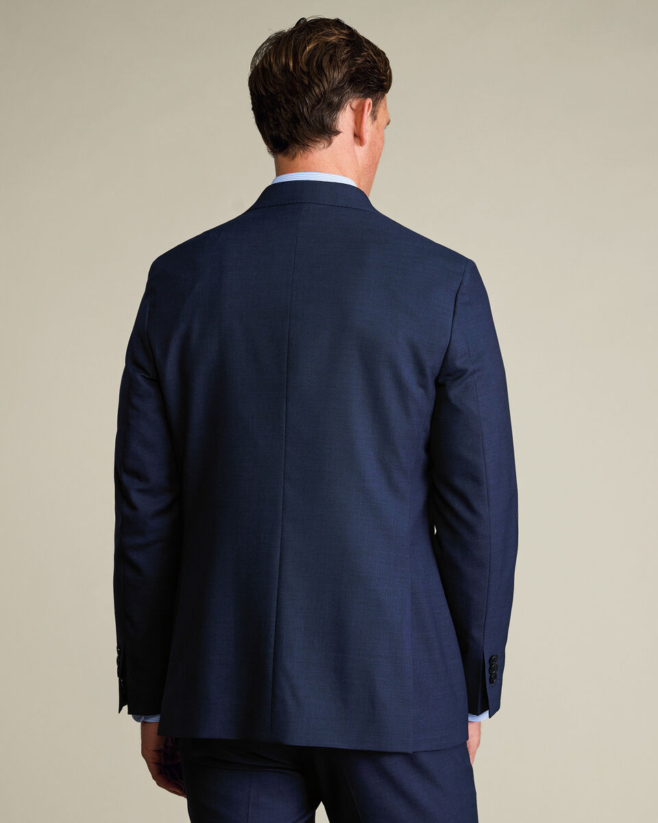 Ultimate Performance Sharkskin Suit Jacket – Indigo Blue