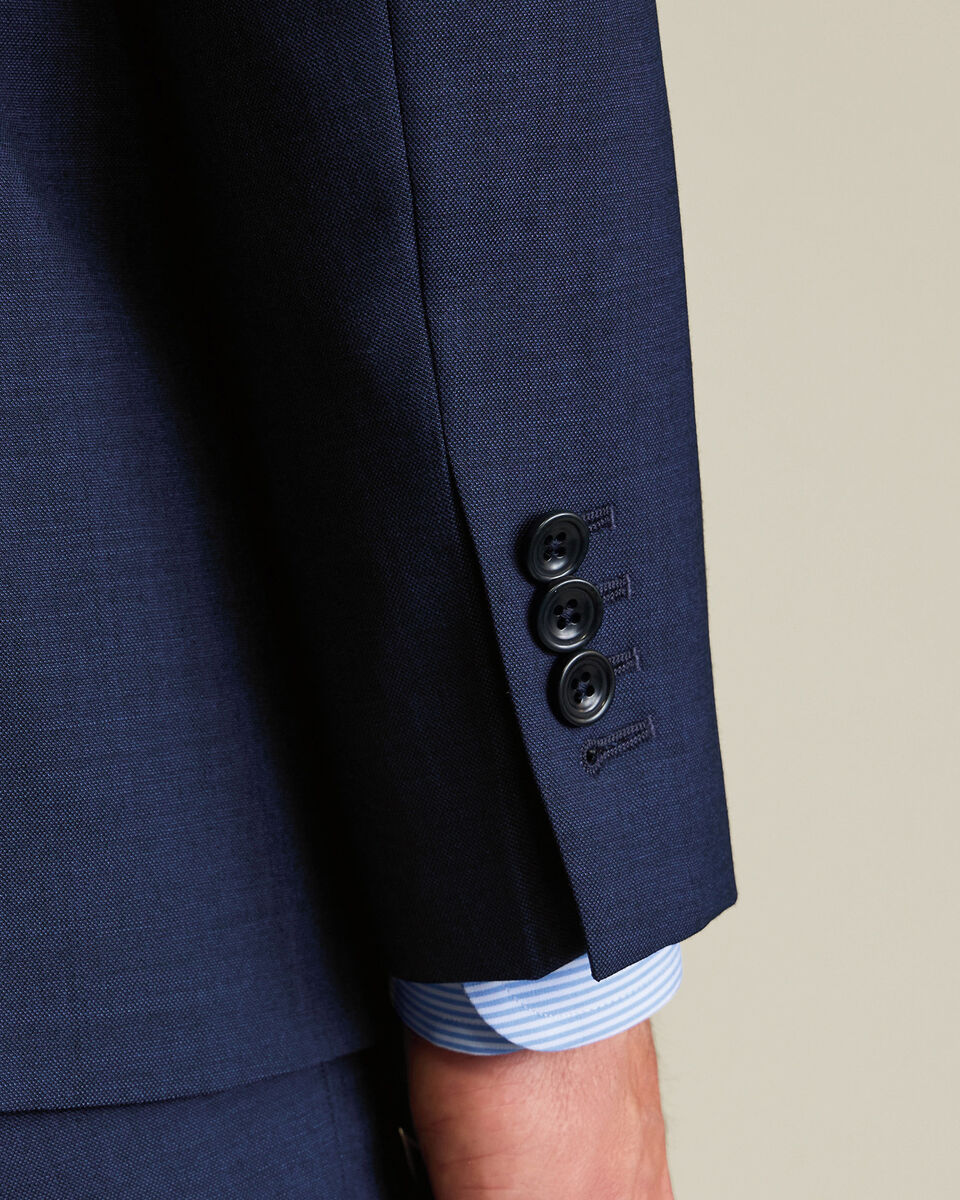 Ultimate Performance Sharkskin Suit Jacket – Indigo Blue