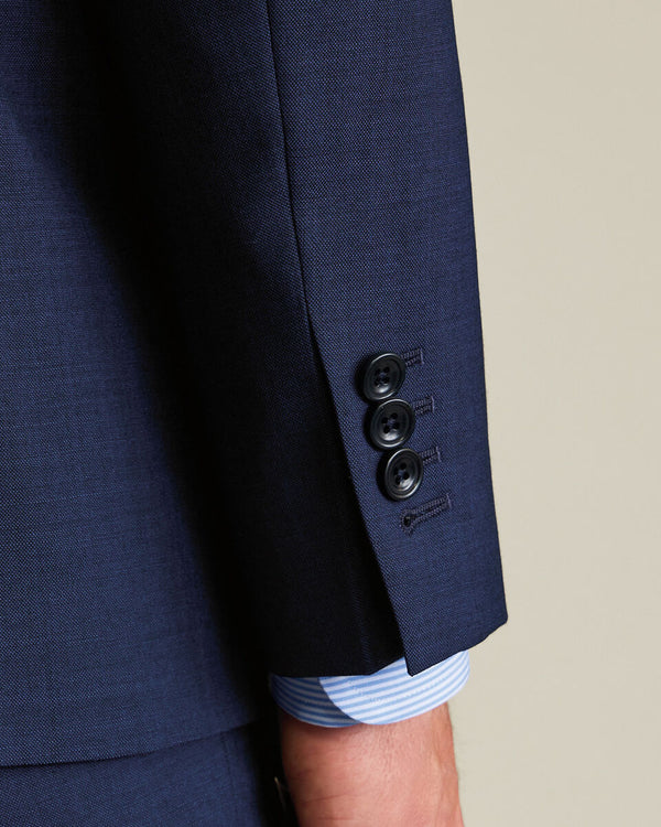 Ultimate Performance Sharkskin Suit Jacket – Indigo Blue
