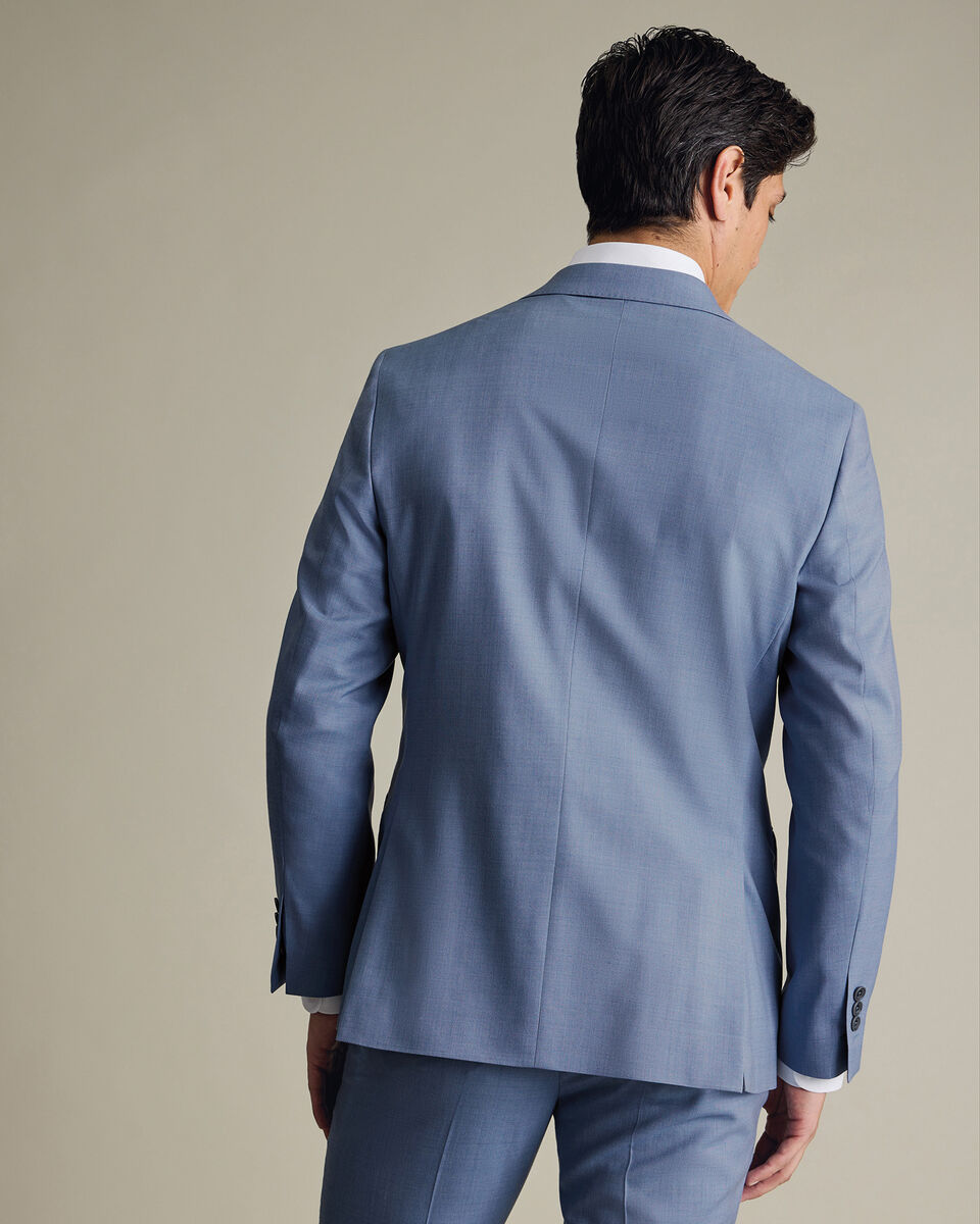 Ultimate Performance Sharkskin Suit Jacket – Light Blue