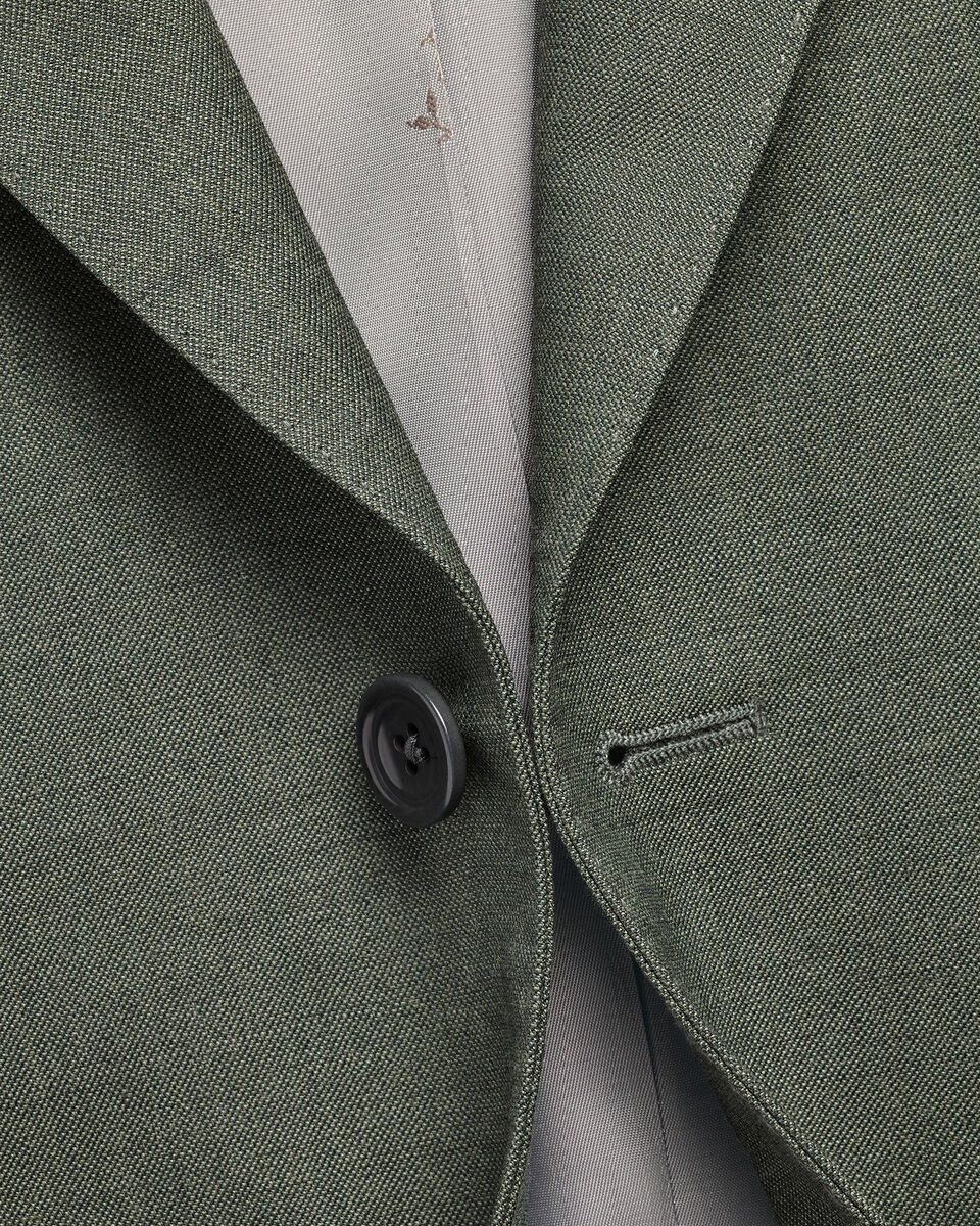 Ultimate Performance Sharkskin Suit Jacket – Sage Green