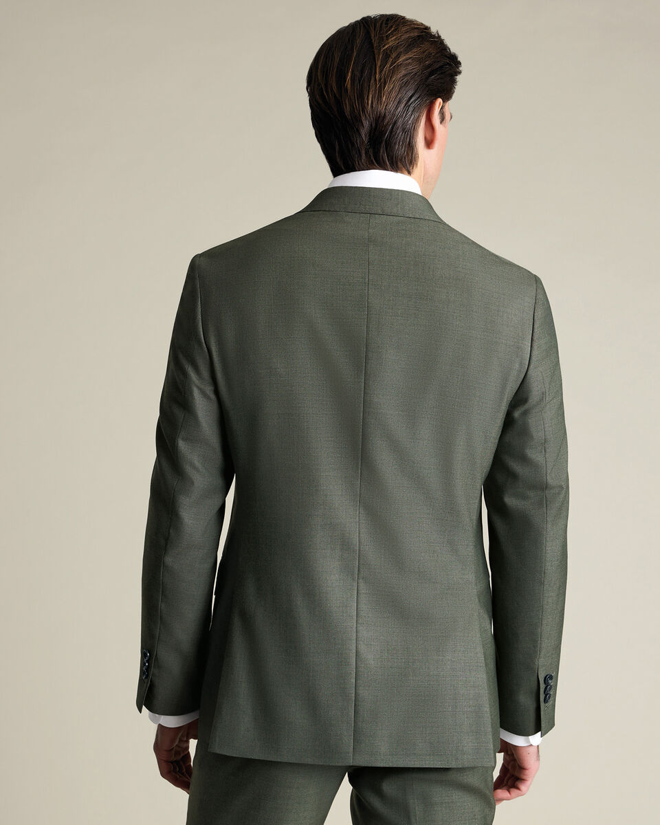 Ultimate Performance Sharkskin Suit Jacket – Sage Green