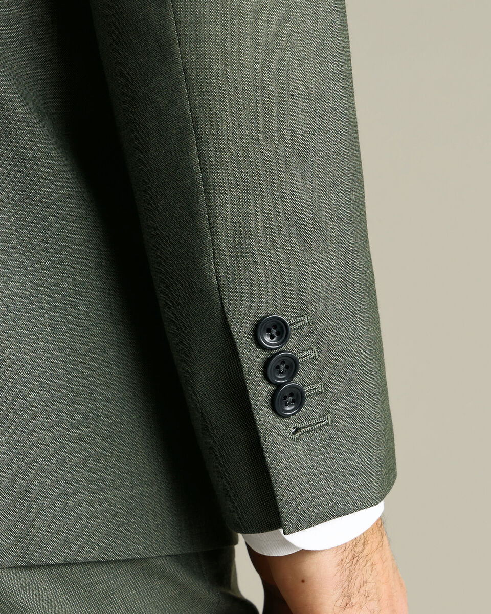 Ultimate Performance Sharkskin Suit Jacket – Sage Green