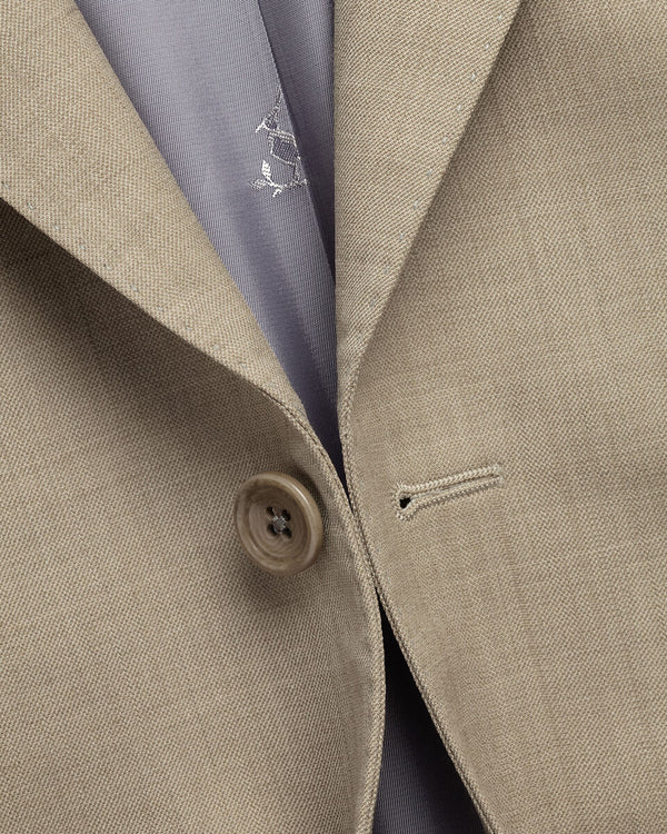 Ultimate Performance Sharkskin Suit Jacket – Taupe