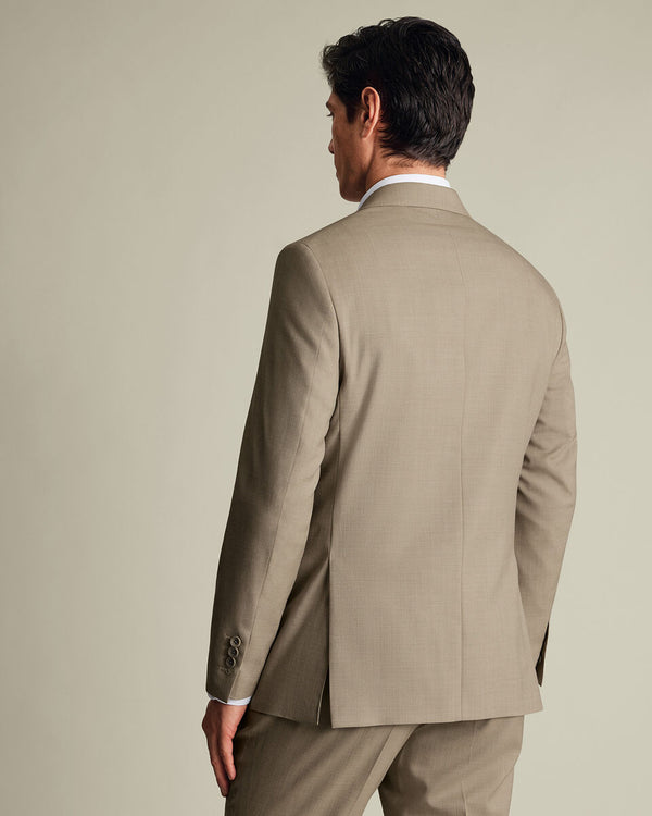 Ultimate Performance Sharkskin Suit Jacket – Taupe