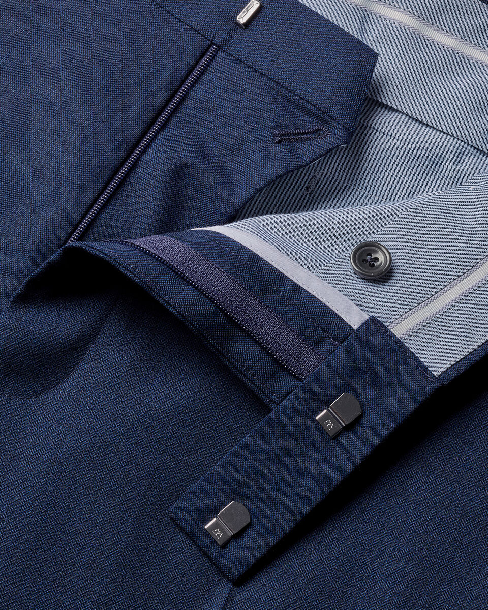 Ultimate Performance Sharkskin Suit Pants – Indigo Blue