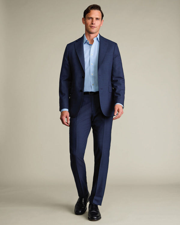 Ultimate Performance Sharkskin Suit Pants – Indigo Blue