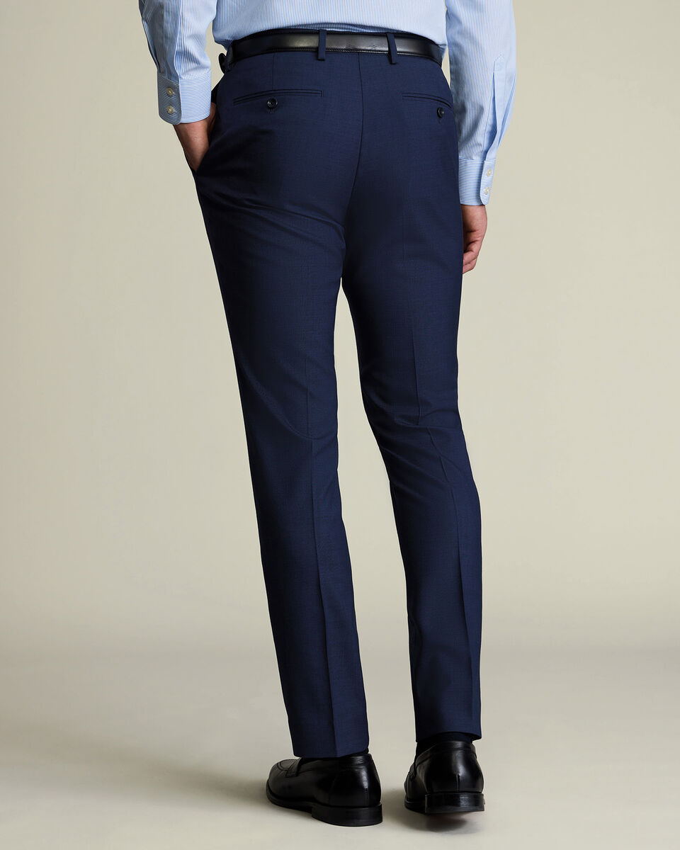 Ultimate Performance Sharkskin Suit Pants – Indigo Blue