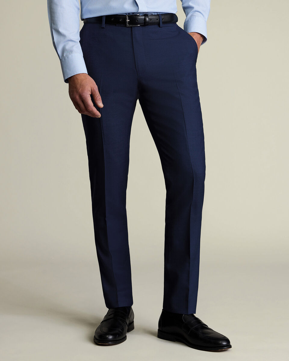 Ultimate Performance Sharkskin Suit Pants – Indigo Blue Main image