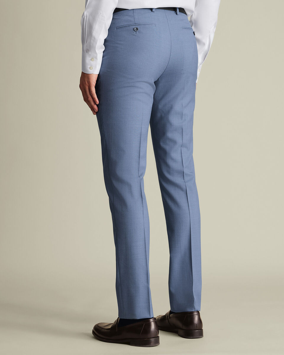Ultimate Performance Sharkskin Suit Pants – Light Blue