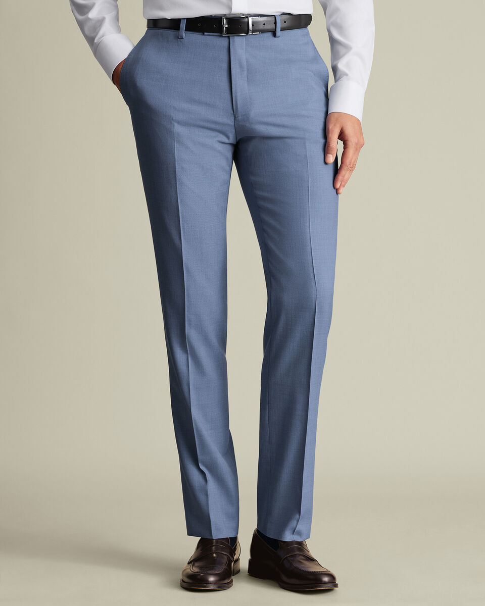Ultimate Performance Sharkskin Suit Pants – Light Blue