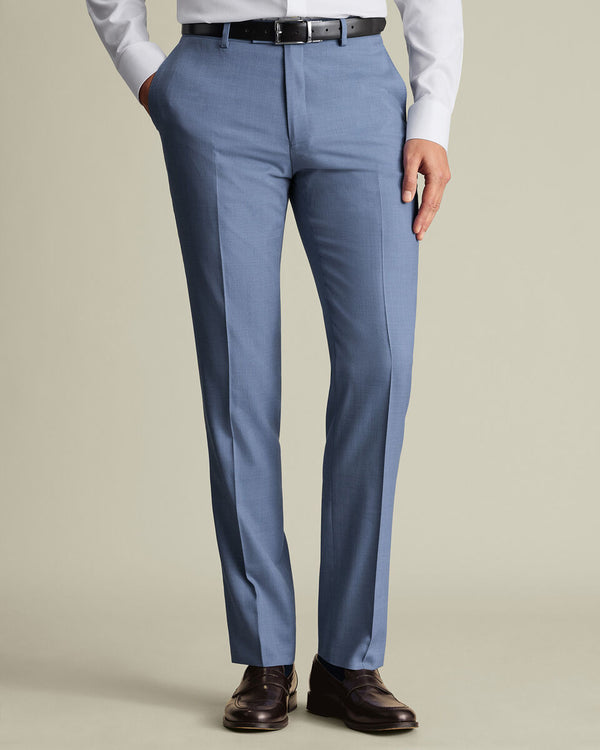 Ultimate Performance Sharkskin Suit Pants – Light Blue